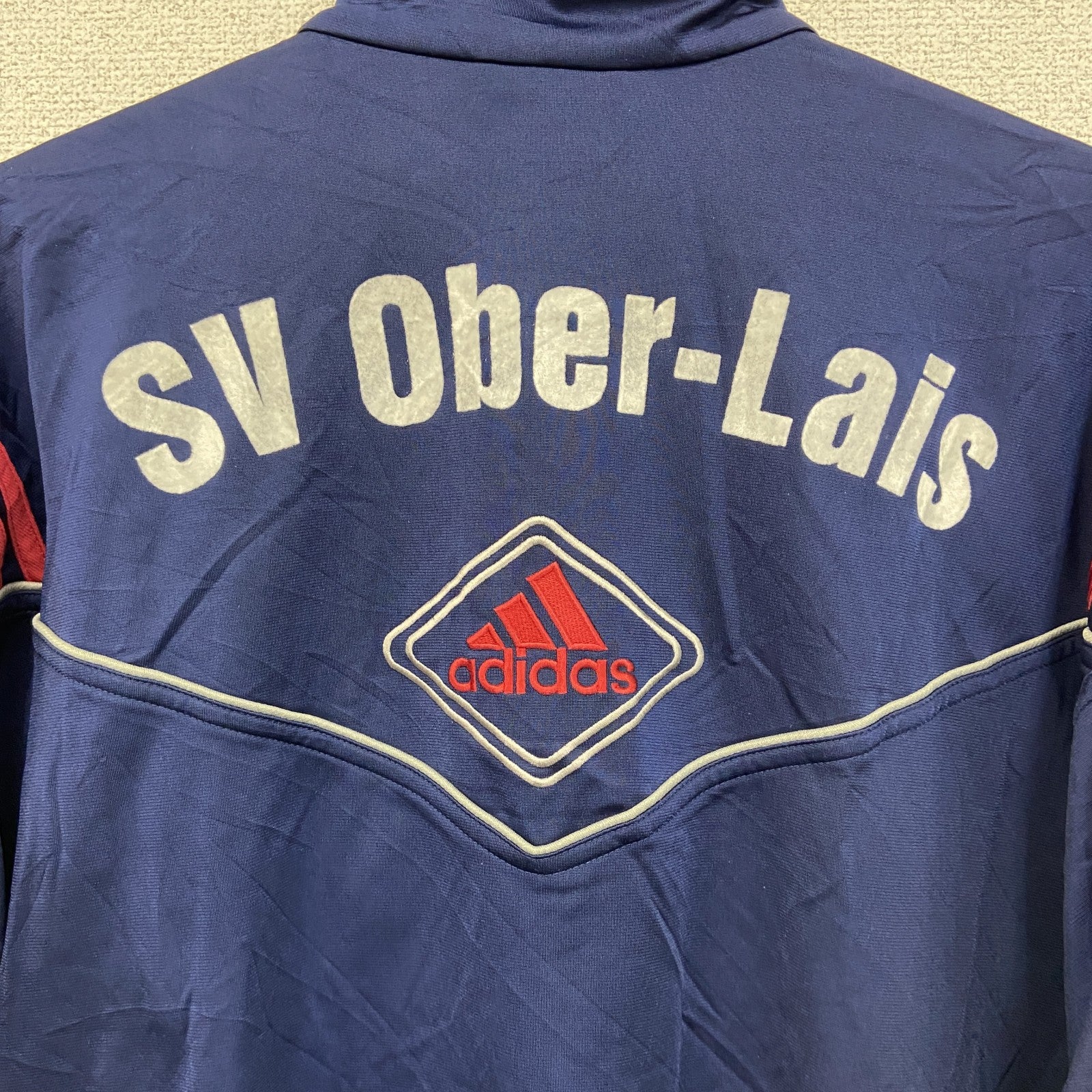 90s　adidas　アディダス　トラックジャケット/ジャージ　ヴィンテージ　紺　ネイビー　Lサイズ