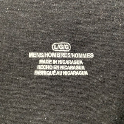 古着 used　NHL　半袖クルーネックTシャツ　バックプリント　スタンレーカップ　ホッケー　黒　ブラック　春夏服　Lサイズ