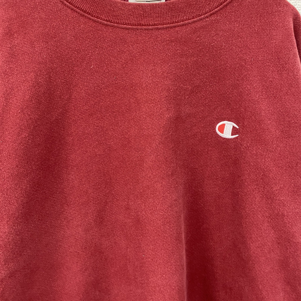 Champion　チャンピオン　リバースウィーブ　スウェット/トレーナー　ヘビーウェイト　刺繍ロゴ　ボルドー　2XLサイズ