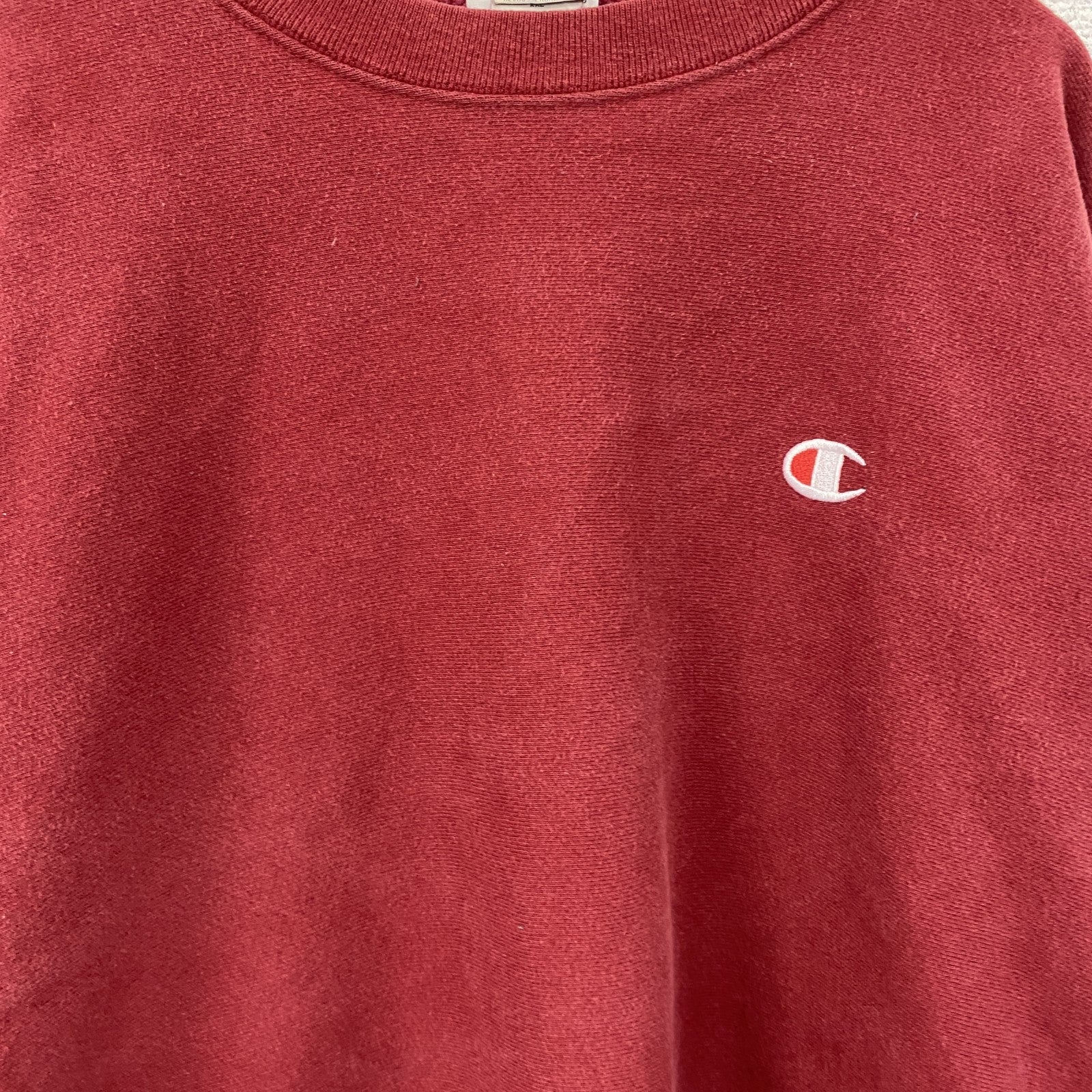 Champion　チャンピオン　リバースウィーブ　スウェット/トレーナー　ヘビーウェイト　刺繍ロゴ　ボルドー　2XLサイズ