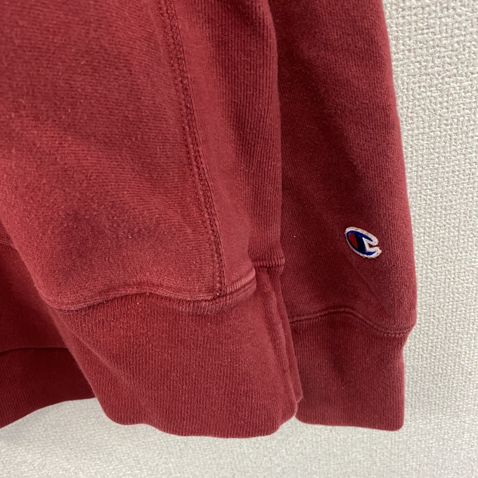 Champion　チャンピオン　リバースウィーブ　スウェット/トレーナー　ヘビーウェイト　刺繍ロゴ　ボルドー　2XLサイズ
