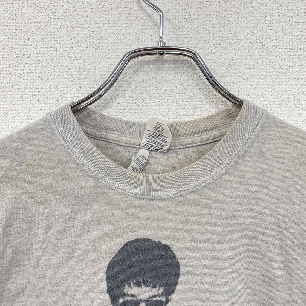 GILDAN　ギルダン　Bruce Lee　ブルースリー　半袖プリントTシャツ　人物T　DJ　グレー　Sサイズ　