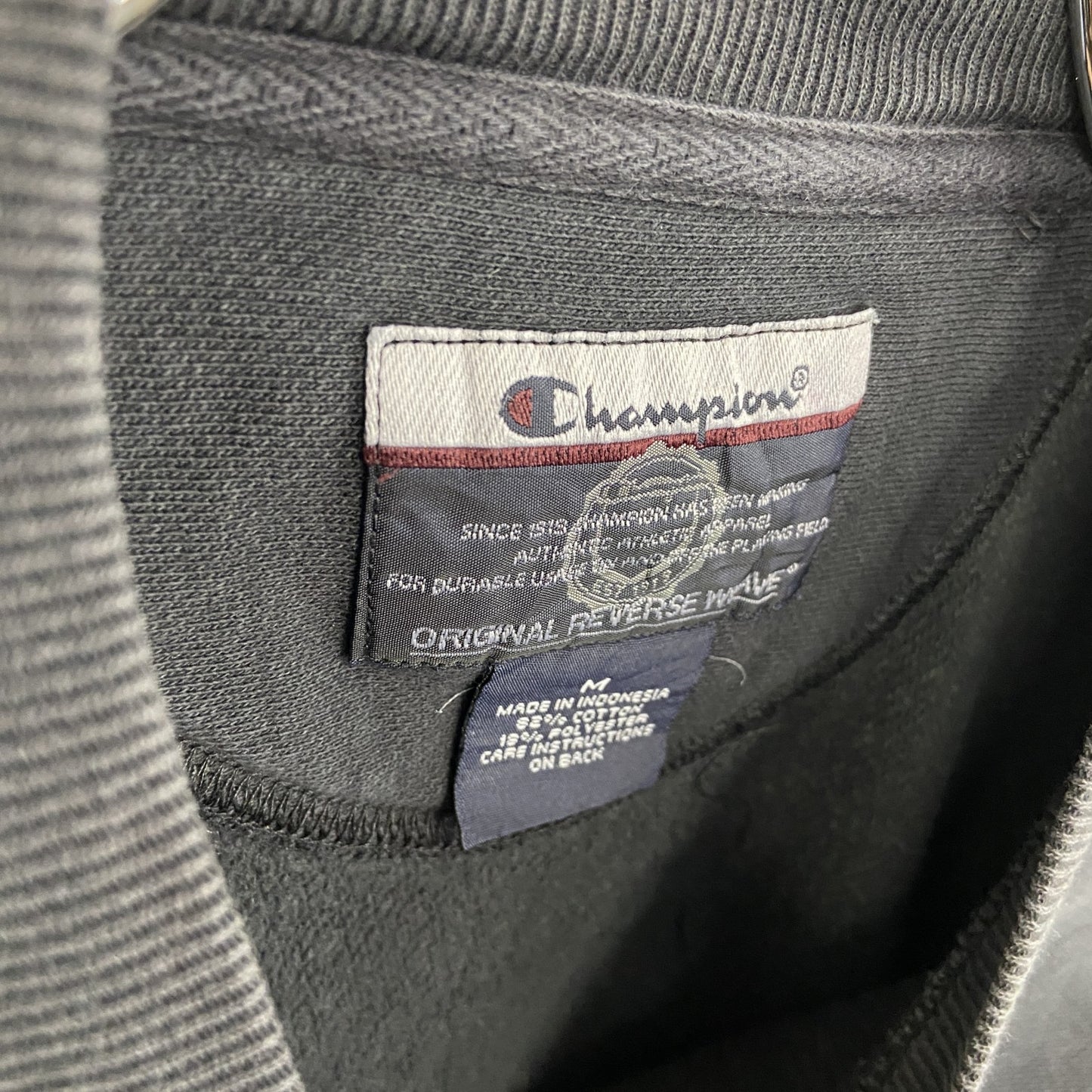 00s　Champion　チャンピオン　プレミアムリバースウィーブ　スウェット/トレーナー　黒　ブラック　Mサイズ