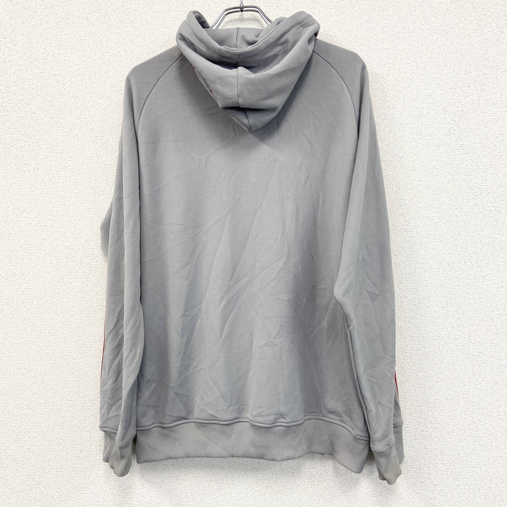 adidas　アディダス　トラックジャケット/ジャージ　フーディ　グレー　XLサイズ
