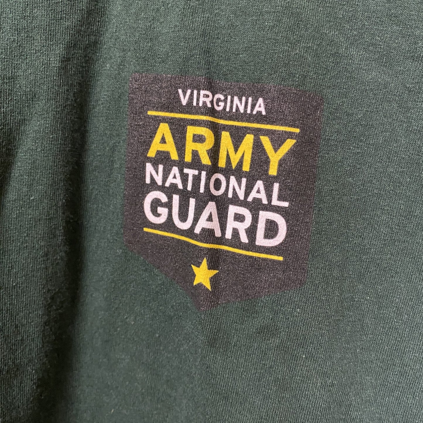 Champion　チャンピオン　U.S.ARMY　半袖プリントTシャツ　ワンポイント　ミリタリー　現行　緑　グリーン　XLサイズ