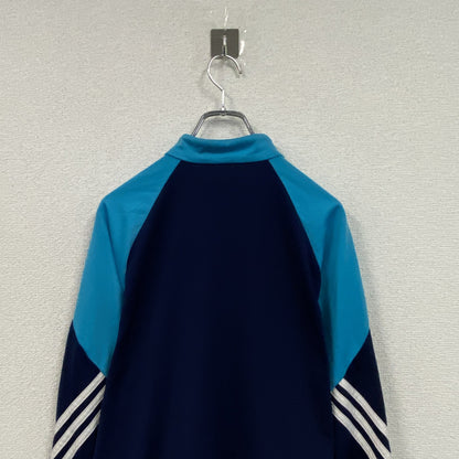 adidas　アディダス　トラックジャケット/ジャージ　紺　ネイビー　ライトブルー　Mサイズ