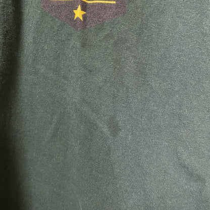 Champion　チャンピオン　U.S.ARMY　半袖プリントTシャツ　ワンポイント　ミリタリー　現行　緑　グリーン　XLサイズ