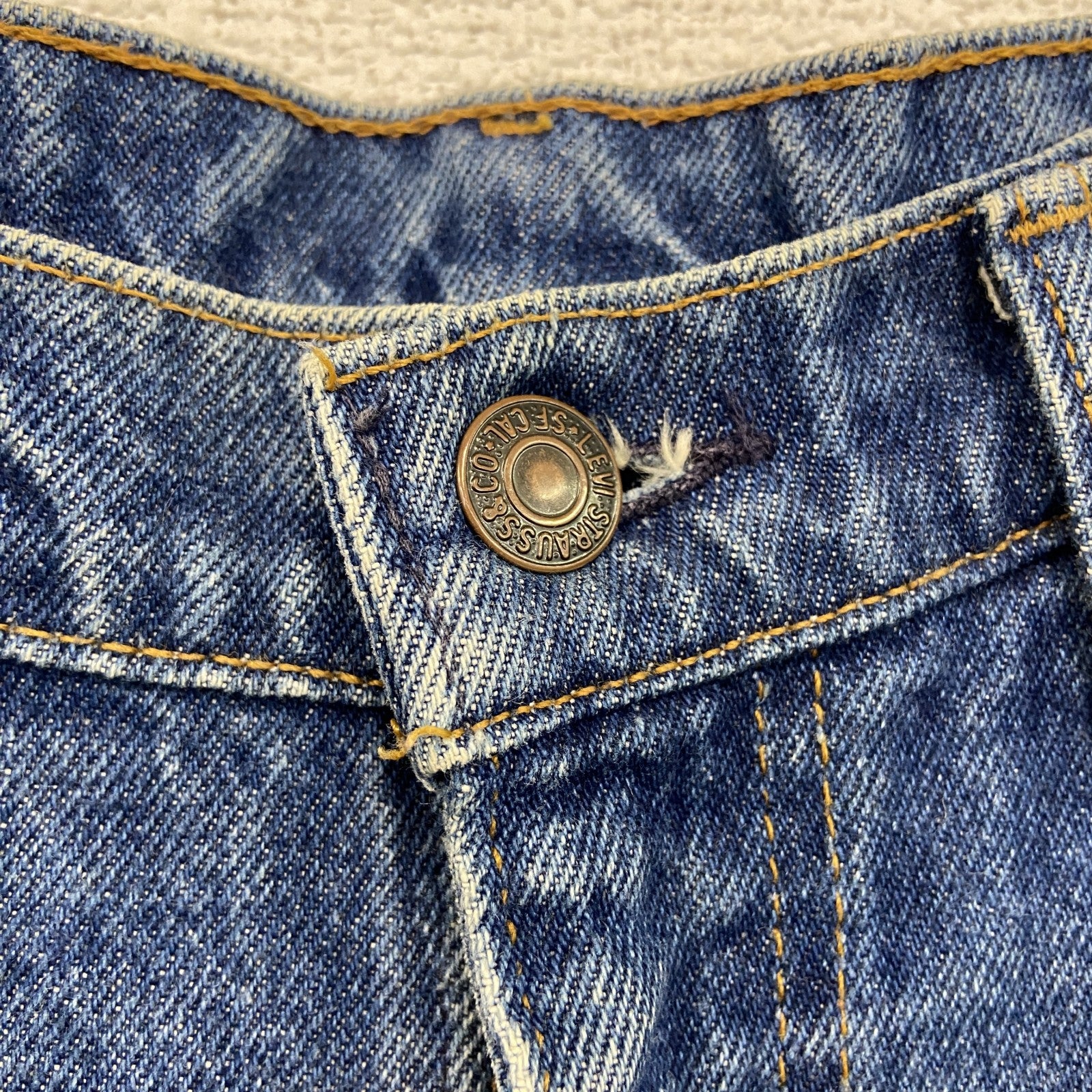 90s　Levi’s　リーバイス　517　ブーツカットデニムパンツ　ヴィンテージ　オレンジタブ　インディゴ