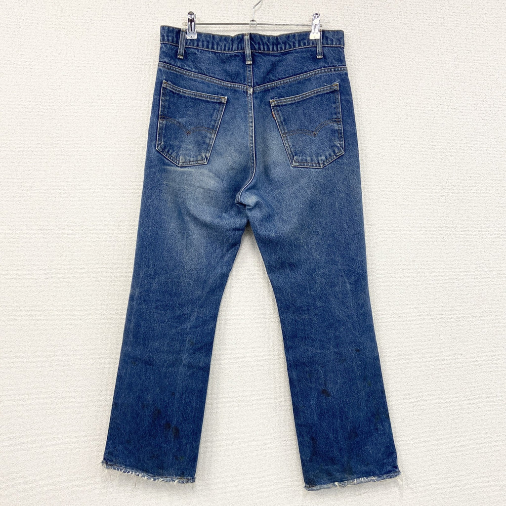 90s　Levi’s　リーバイス　517　ブーツカットデニムパンツ　ヴィンテージ　オレンジタブ　インディゴ