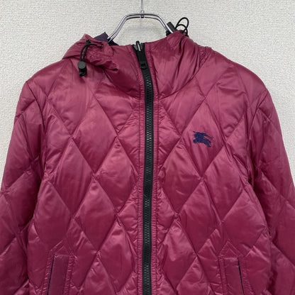 BURBERRY BLACK LABEL　バーバリー　ダウンジャケット　ダウン95%　ピンク　パープル　Sサイズ
