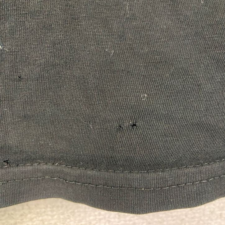古着 used　CAT　キャタピラー　半袖企業ロゴプリントTシャツ　バックプリント　黒　ブラック　春夏服　XLサイズ