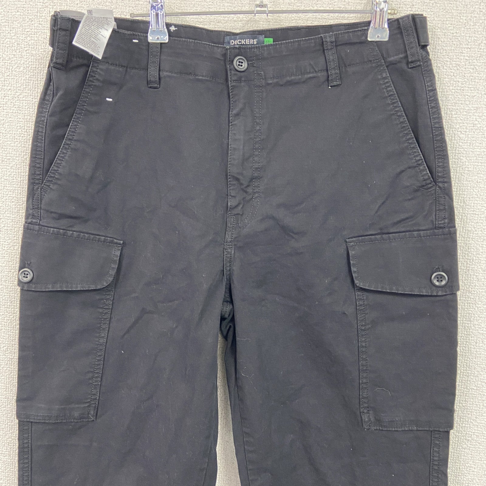 DOCKERS　ドッカーズ　カーゴパンツ　ワークパンツ　黒　ブラック　W32サイズ