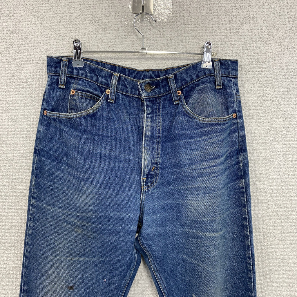 90s　Levi’s　リーバイス　517　ブーツカットデニムパンツ　ヴィンテージ　オレンジタブ　インディゴ