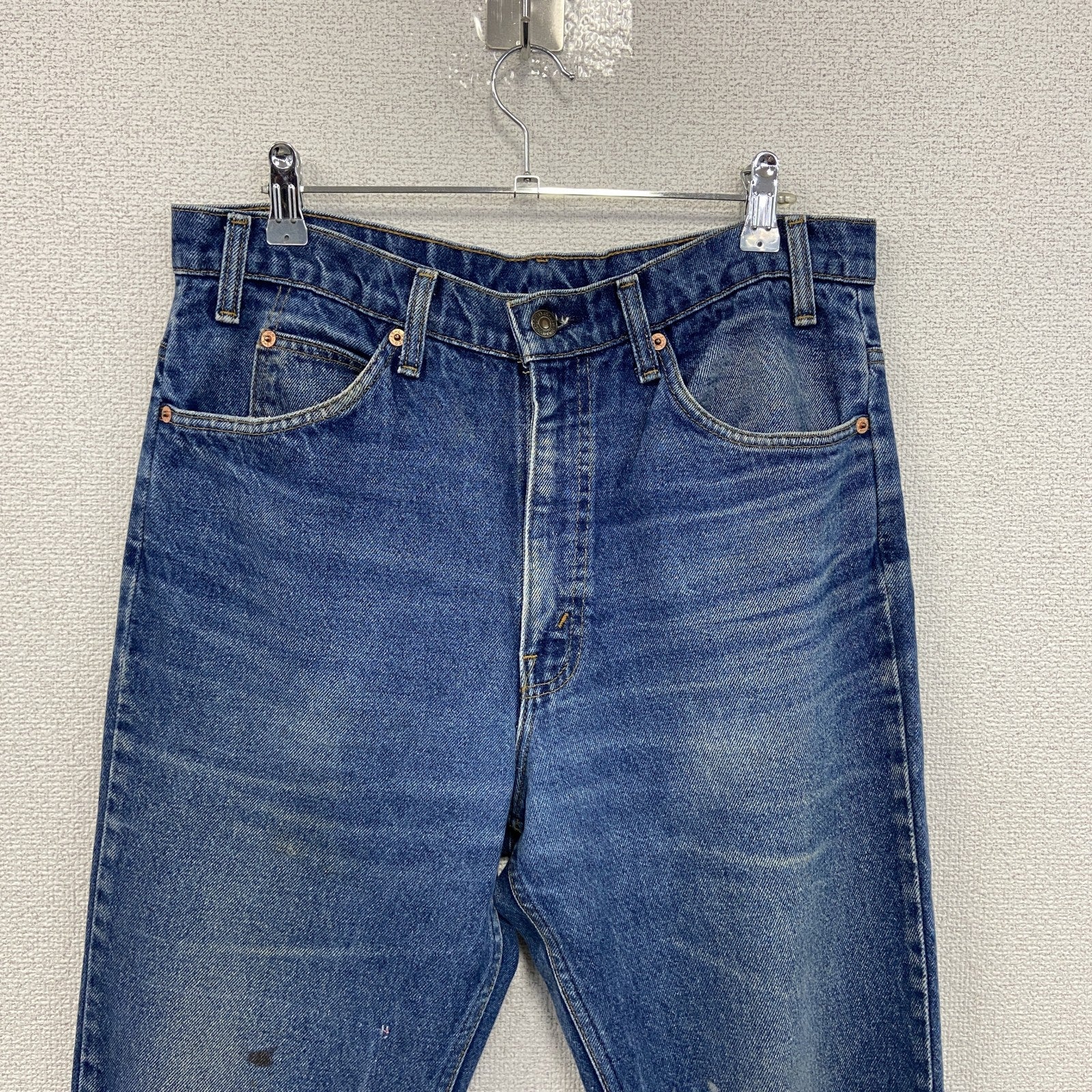 90s　Levi’s　リーバイス　517　ブーツカットデニムパンツ　ヴィンテージ　オレンジタブ　インディゴ