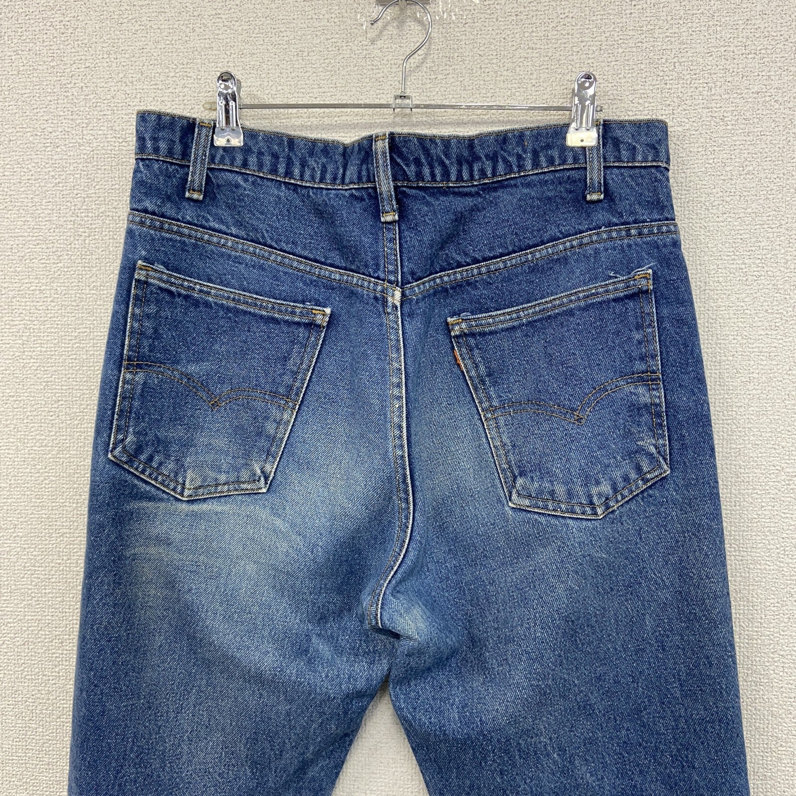 90s　Levi’s　リーバイス　517　ブーツカットデニムパンツ　ヴィンテージ　オレンジタブ　インディゴ