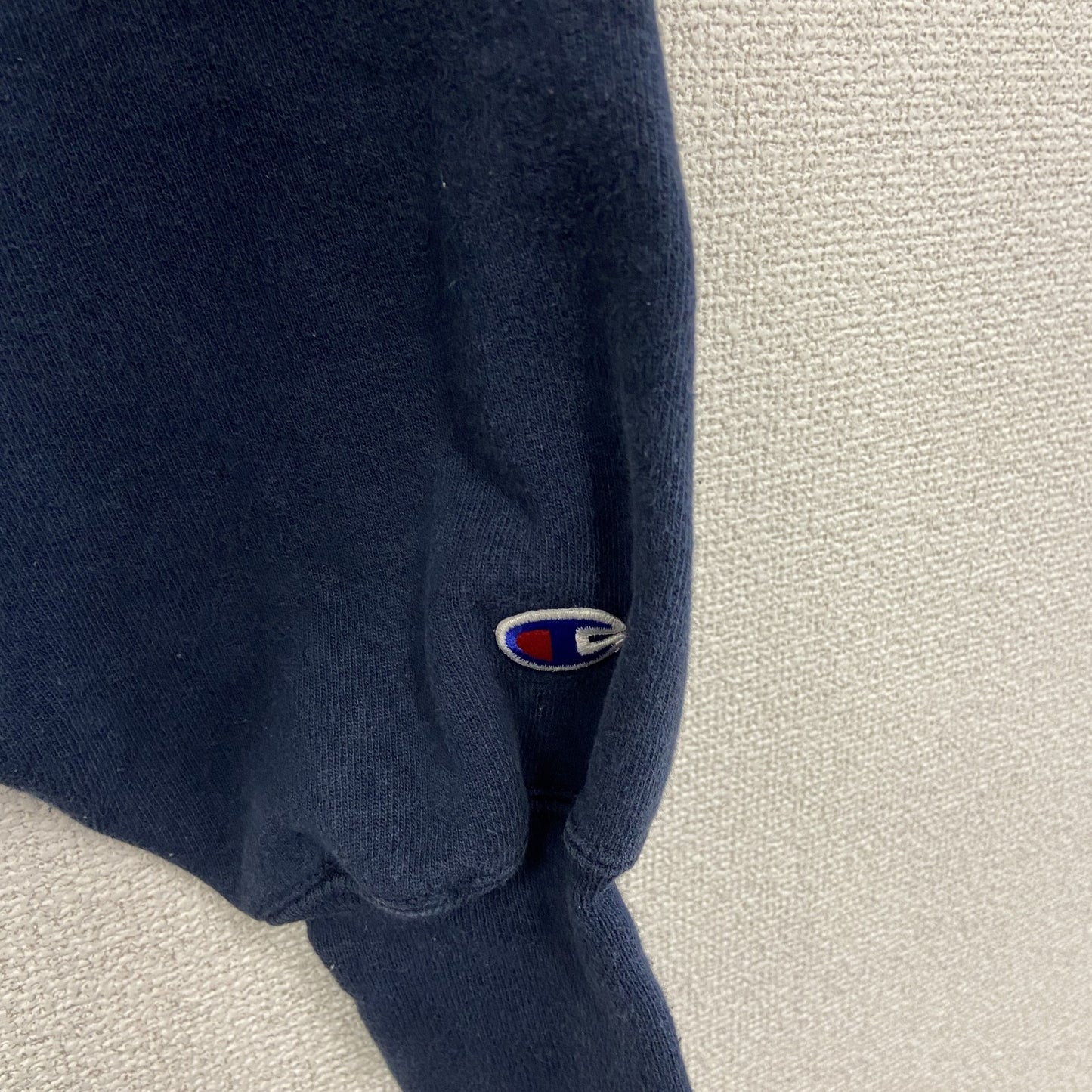 90s　Champion　チャンピオン　リバースウィーブ　スウェット/トレーナー　刺繍タグ　紺　ネイビー　Lサイズ