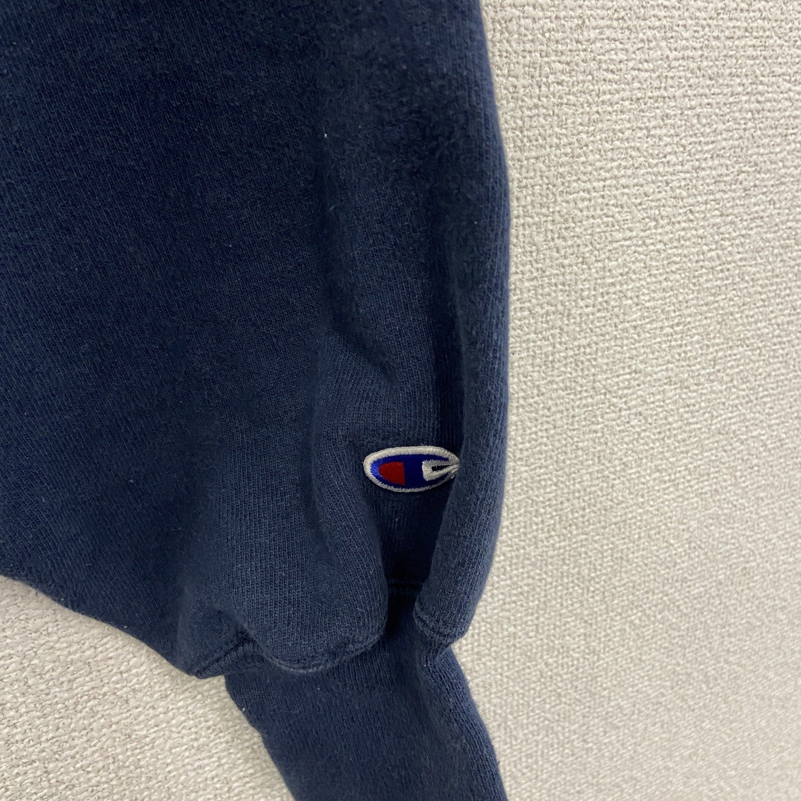 90s　Champion　チャンピオン　リバースウィーブ　スウェット/トレーナー　刺繍タグ　紺　ネイビー　Lサイズ