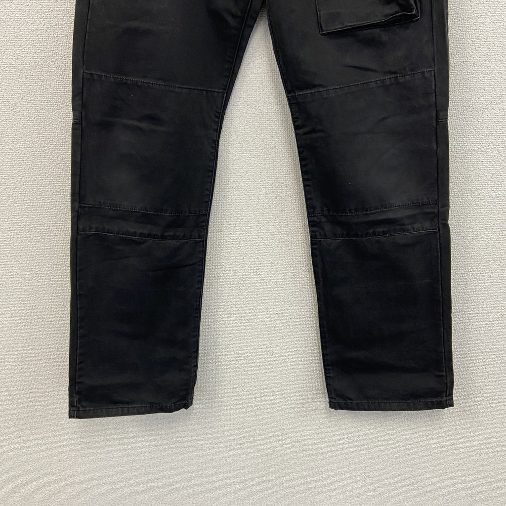 STUSSY　ステューシー　カーゴパンツ　チノパン　ボタンフライ　黒　ブラック　34サイズ