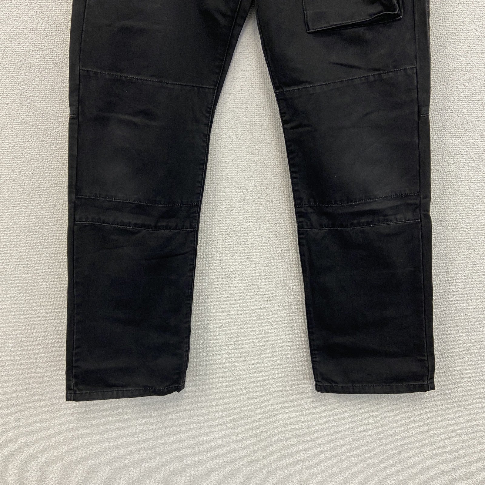 STUSSY　ステューシー　カーゴパンツ　チノパン　ボタンフライ　黒　ブラック　34サイズ