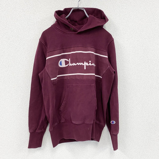 Champion　チャンピオン　リバースウィーブ　スウェットパーカー/フーディー　単色タグ　復刻　カシスレッド　Sサイズ