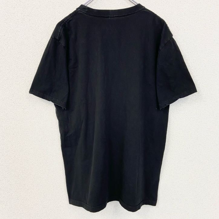 古着 used　Oren　半袖アニマルデザインプリントTシャツ　クルーネック　クジラ　黒　ブラック　春夏服　XLサイズ