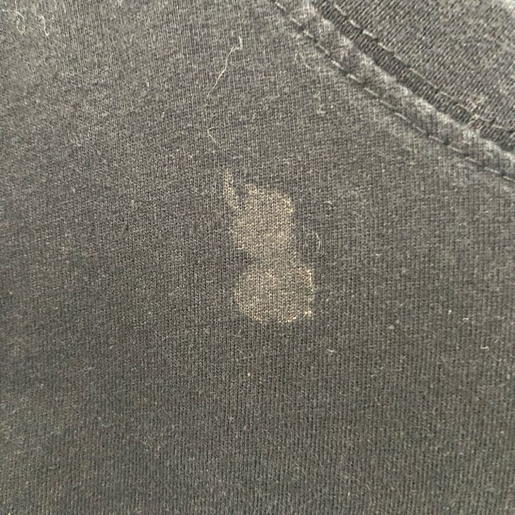 古着 used　Oren　半袖アニマルデザインプリントTシャツ　クルーネック　クジラ　黒　ブラック　春夏服　XLサイズ