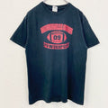古着 used　GILDAN　ギルダン　半袖クルーネックTシャツ　バックプリント　フットボール　黒　ブラック　Mサイズ