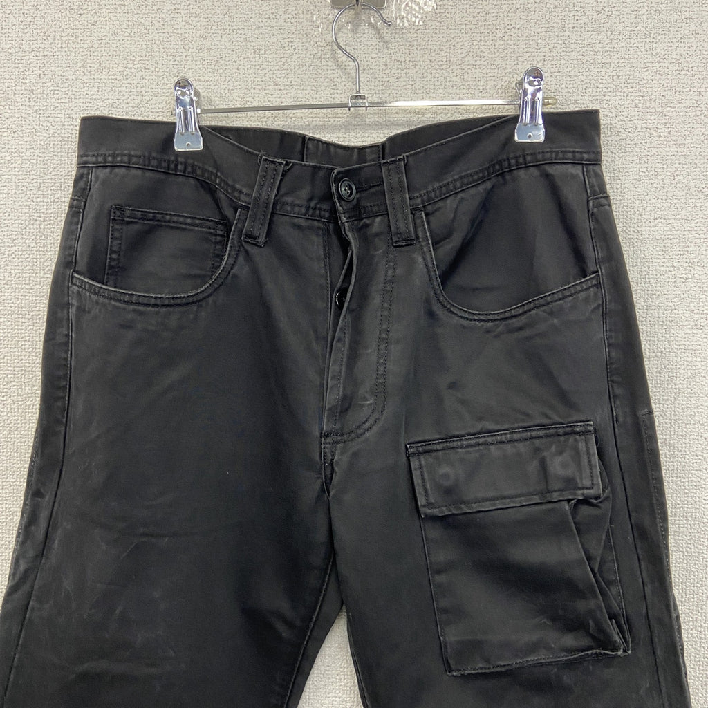 STUSSY　ステューシー　カーゴパンツ　チノパン　ボタンフライ　黒　ブラック　34サイズ