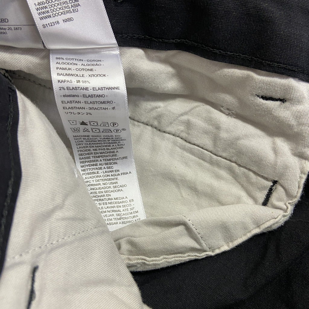DOCKERS　ドッカーズ　カーゴパンツ　ワークパンツ　黒　ブラック　W32サイズ