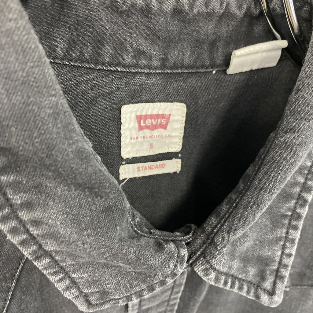 Levi's　長袖ウエスタンシャツ　黒　ブラック　Sサイズ