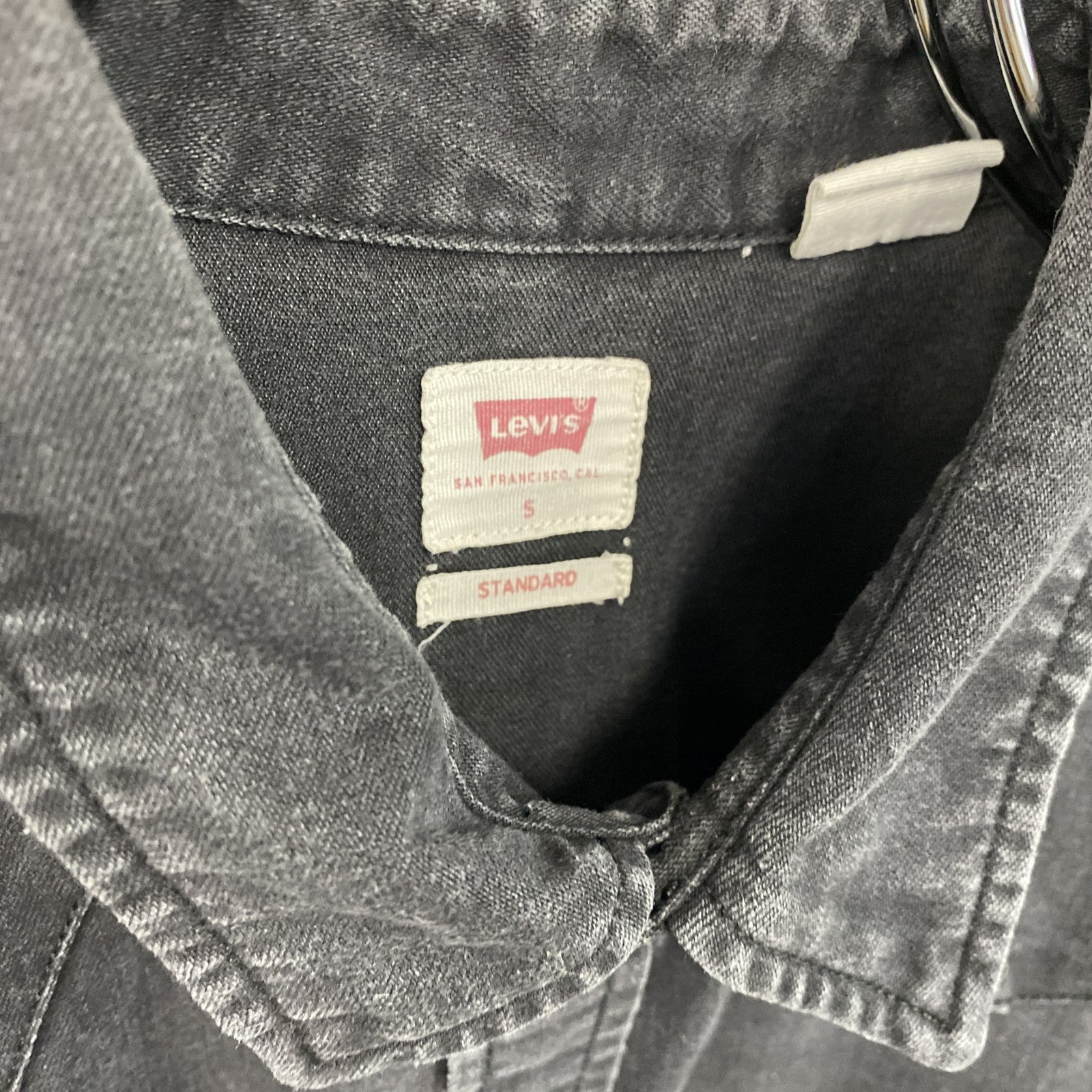 Levi's　長袖ウエスタンシャツ　黒　ブラック　Sサイズ