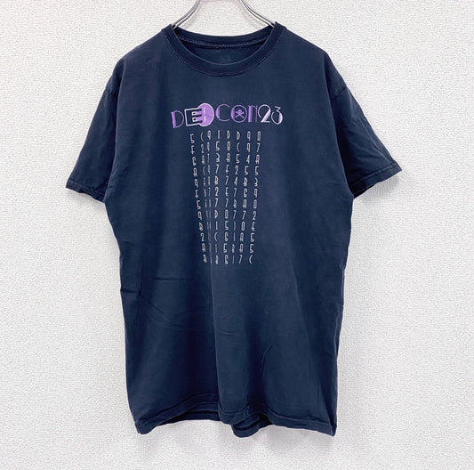 FRUIT OF THE LOOM　フルーツオブザルーム　電子フロンティア財団　両面プリント　黒　ブラック　Lサイズ