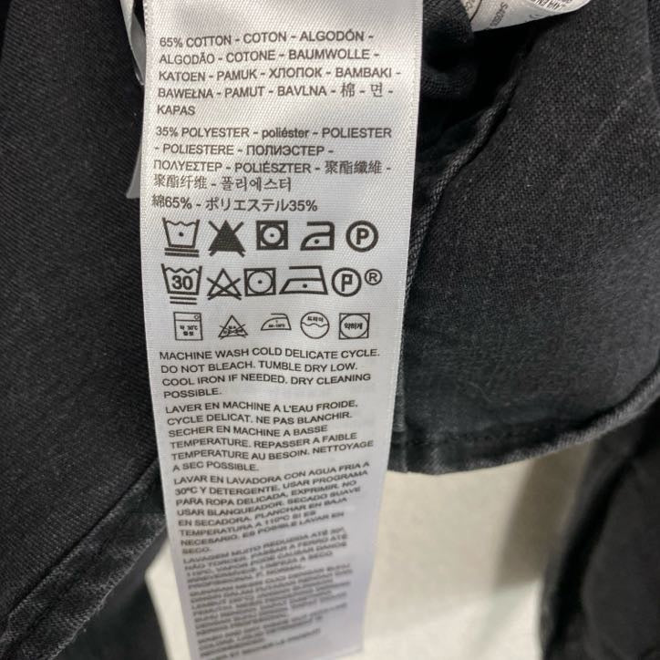 Levi's　長袖ウエスタンシャツ　黒　ブラック　Sサイズ