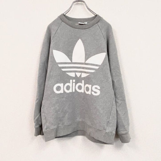 adidas　アディダス　スウェット/トレーナー　灰色　グレー　XOTサイズ