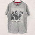 ローリングストーンズ　半袖バンドプリントTシャツ　音楽　ロック　灰色　グレー　Lサイズ