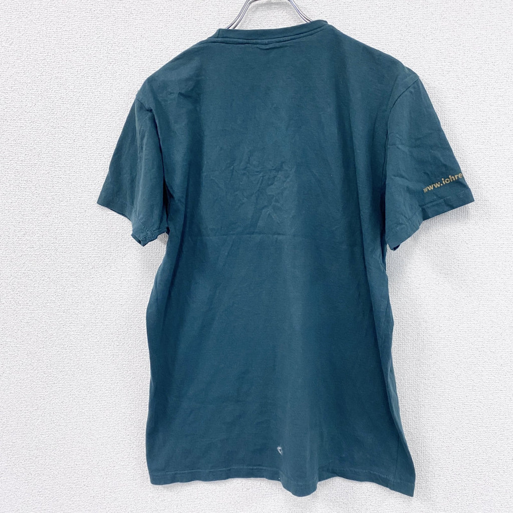Lohrer Bier　半袖プリントTシャツ　ワンポイント　緑　グリーン　L/XLサイズ
