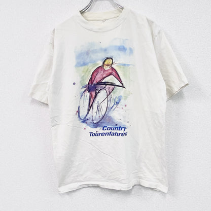 ～00s　半袖プリントTシャツ　ヴィンテージ　白　ホワイト