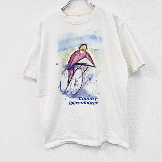 ～00s　半袖プリントTシャツ　ヴィンテージ　白　ホワイト