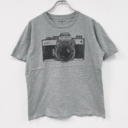 Carhartt　カーハート　半袖プリントTシャツ　カメラ　灰色　グレー　Mサイズ