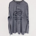 TOMTOMPSON　DENIM　長袖Tシャツ/サーマルロンT　灰色　グレー　3XL　
