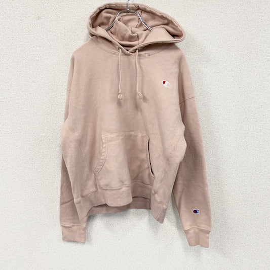 Champion　チャンピオン　リバースウィーブ　スウェットパーカー/フーディー　ヘビーウェイト　現行　ピンクベージュ　Lサイズ