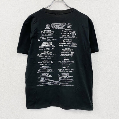 00s　SUMMER SONIC 2000　サマーソニック　半袖プリントTシャツ　ヴィンテージ　黒　ブラック　Lサイズ