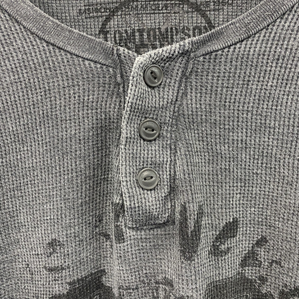 TOMTOMPSON　DENIM　長袖Tシャツ/サーマルロンT　灰色　グレー　3XL　