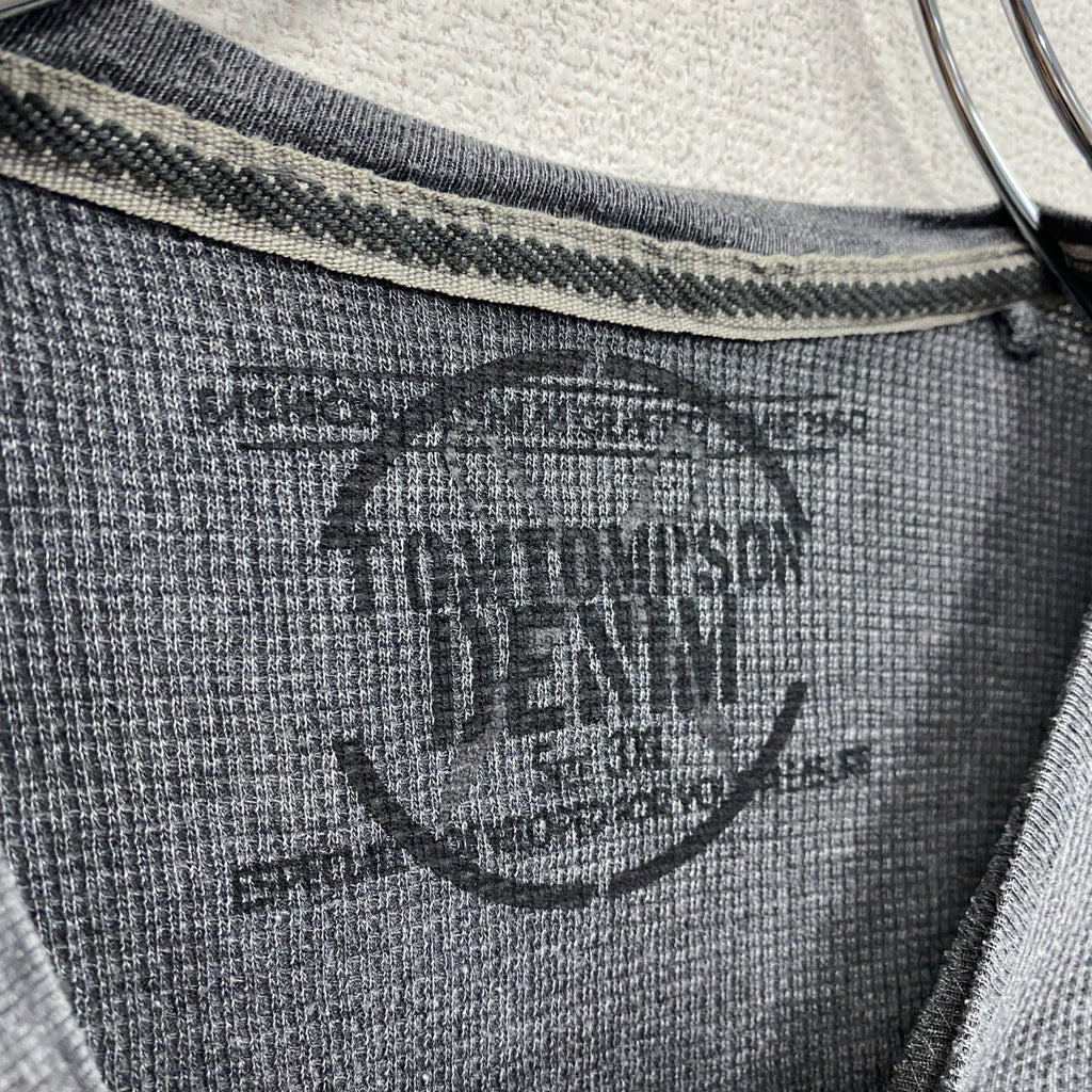 TOMTOMPSON　DENIM　長袖Tシャツ/サーマルロンT　灰色　グレー　3XL　
