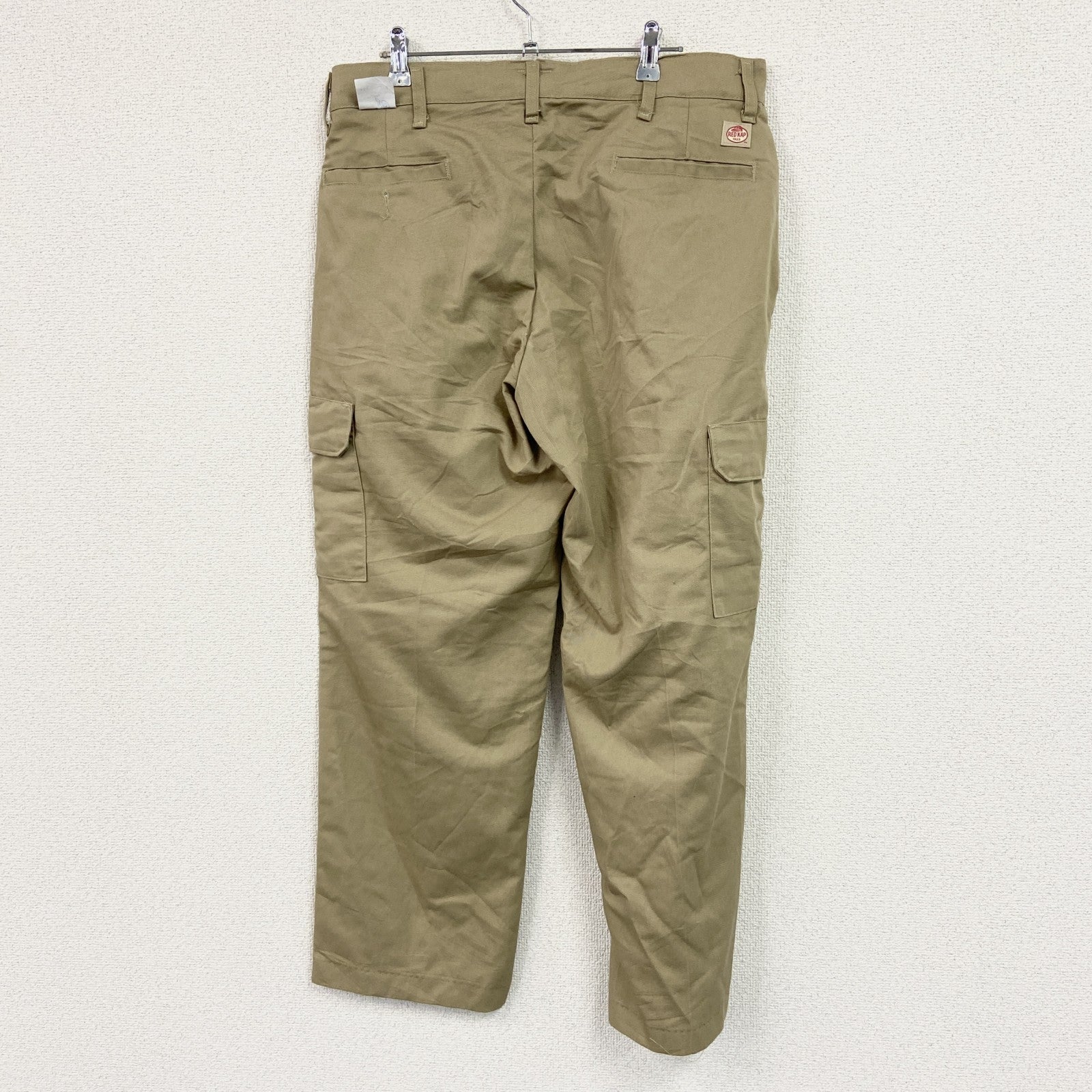 RED KAP　レッドキャップ　カーゴパンツ　ワークパンツ　ジップフライ　ベージュ　W34サイズ