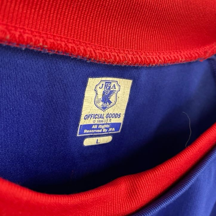 JFA　半袖Tシャツ　ユニフォーム　青　ブルー　Lサイズ