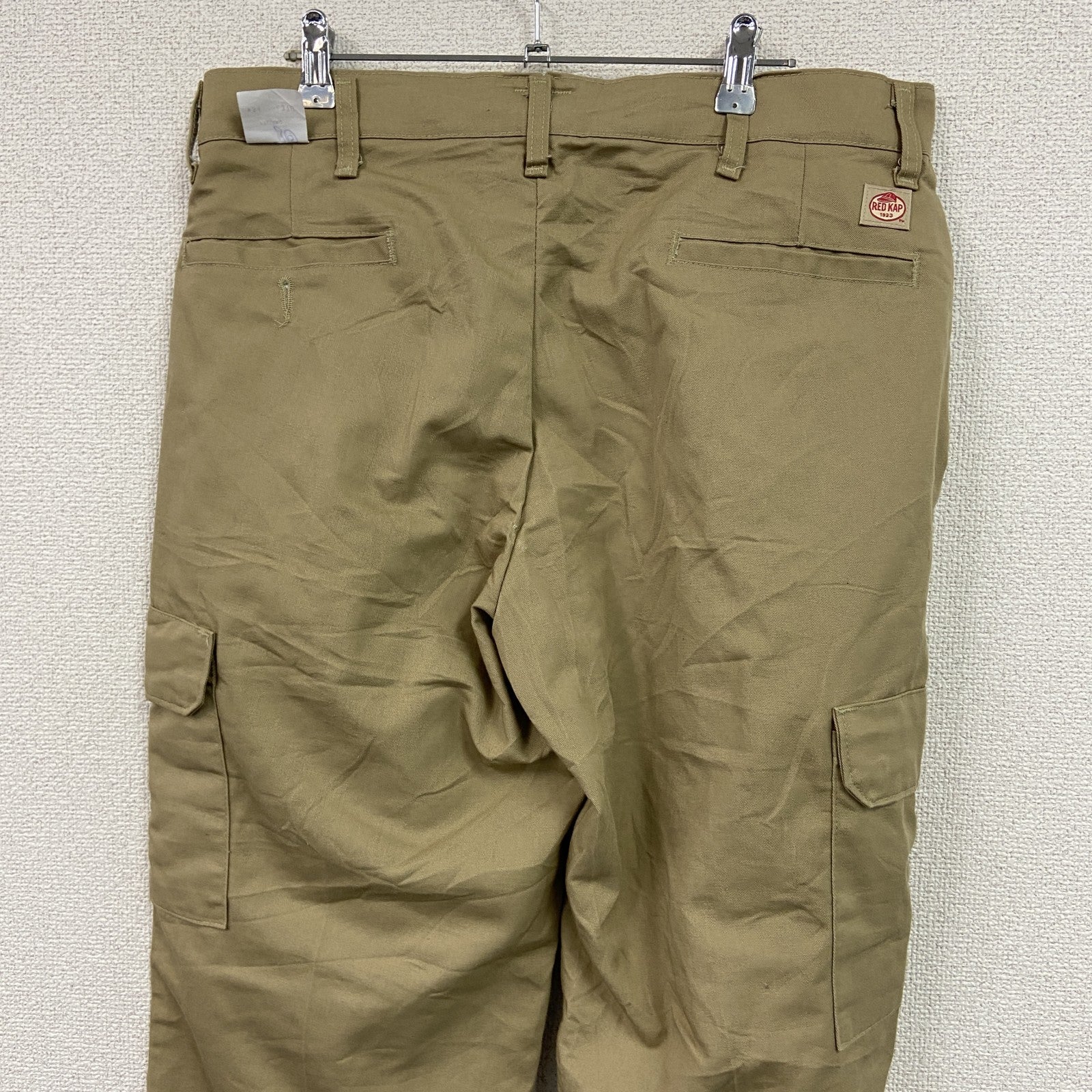 RED KAP　レッドキャップ　カーゴパンツ　ワークパンツ　ジップフライ　ベージュ　W34サイズ