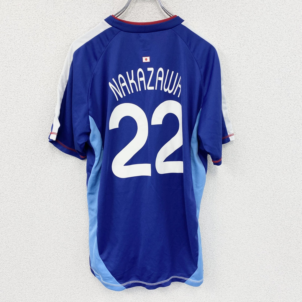 JFA　半袖Tシャツ　ユニフォーム　青　ブルー　Lサイズ