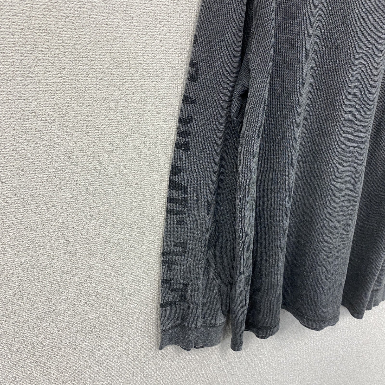 TOMTOMPSON　DENIM　長袖Tシャツ/サーマルロンT　灰色　グレー　3XL　