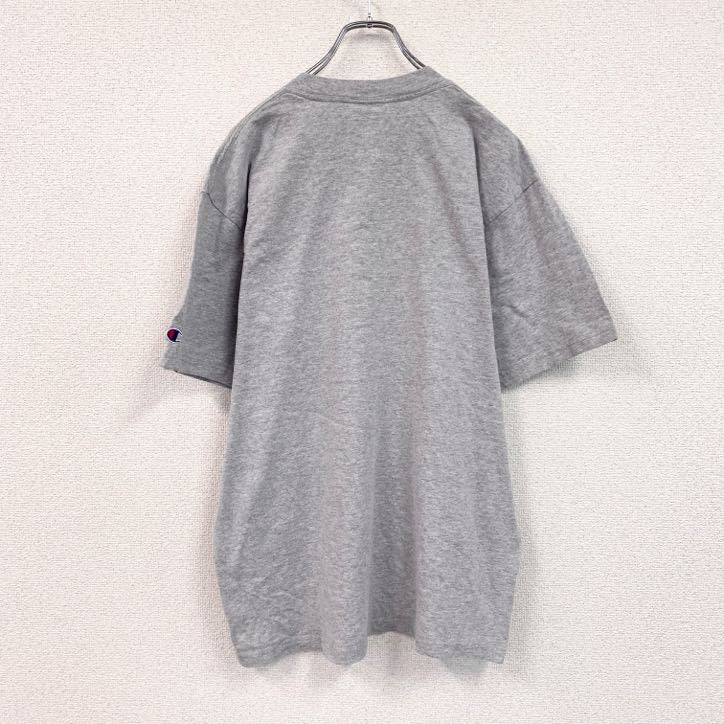 Champion　チャンピオン　半袖プリントTシャツ　灰色　グレー　Lサイズ